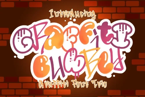 Bubbly Balloon Letter Font letters shown on a sample sheet