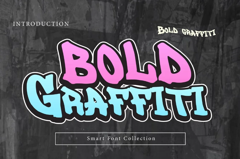 Heavy Weight Graffiti Alphabet letters shown on a sample sheet